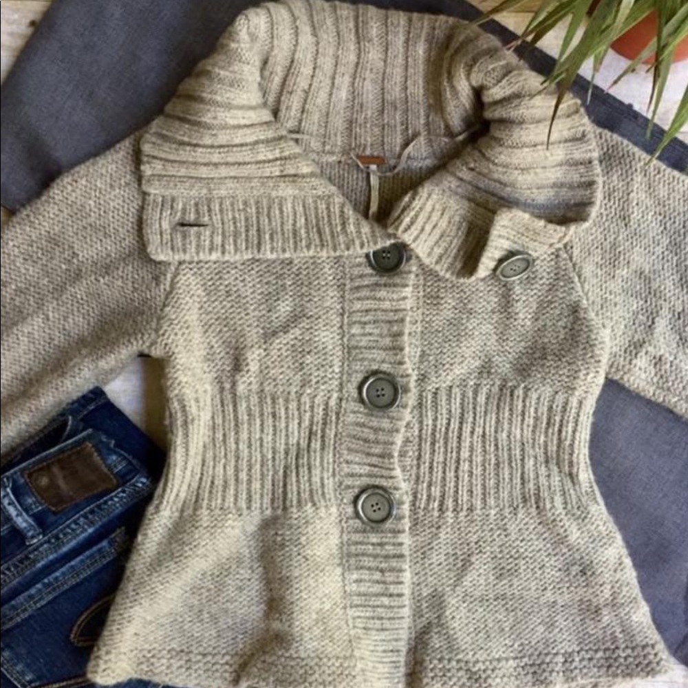 SALE! Free People Shawl Neck Cardigan Size S